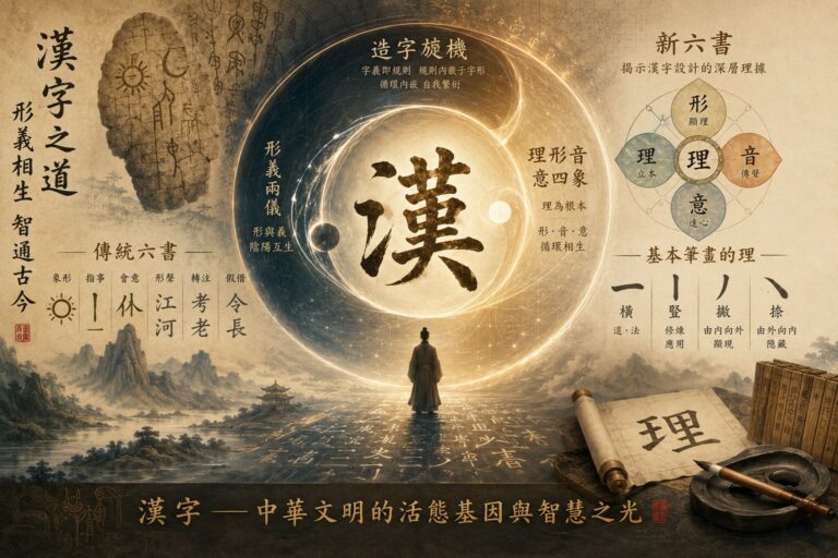 新六书与造字旋机：汉字设计原理的文化解读